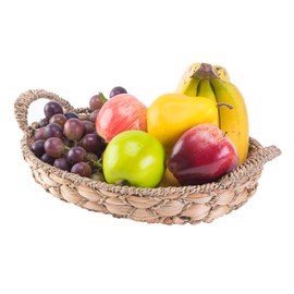 Seagrass Fruit Bread Basket Tray with Handles (Small)