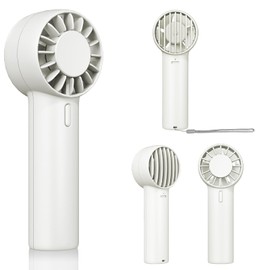 Portable Mini Turbo Handheld Fan, Pocket USB Rechargeable fan with 3-Speed Super Strong Wind Adjustable, Personal Travel Summer Cooling Eyelash Fan Gifts for Girls Boys Men Women- Indoor Outdoor