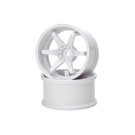 G-Force N-6 Drift Wheel /+8/White RC Wheel GD059