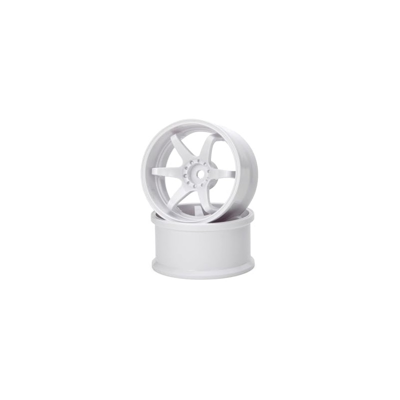 G-Force N-6 Drift Wheel /+8/White RC Wheel GD059