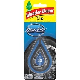WUNDER-BAUM Lufterfrischer Clip I Langanhaltender Duft im Auto oder zu Hause I New Car I 1 Stück