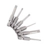6Pcs Hexagonal Shank Slotted Screwdriver Drill Bit Alloy Flat Head