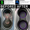 SENSHINE Anti Dust Cup Holder Insert for Dodge Charger Accessories
