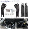 Unbranded Passenger Foot Pegs Mount Fit For Harley Dyna Street