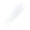 [Kimono Moment] a108020 Half Collar, Pure Silk, White, 100% Shiose