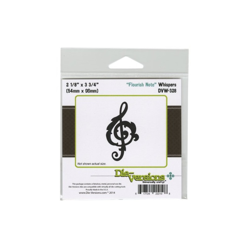 Whispers Flourish Note Die,