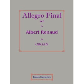 Allegro final (Op. 123/4) for Organ