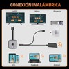 2RIYADH 4K Receptor Inalámbrico, Adaptador Inalámbrico Pantalla HDMI, Compatibilidad con