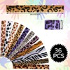 36 Pieces Jungle Animal Print Slap Bracelets Safari Print Slap