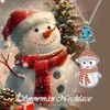 HOOHWE Snowflake Snowman Christmas Jewellery for Women 925 Sterling Silver
