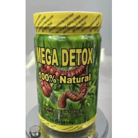 Erick Mega detox 100% natural. Polvo desentoxicador AYUDA A DESINTOXICAR EL INTESTINO