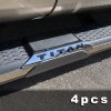 Advanced Trims Vinyl Gloss Black Letters for Nissan Titan Running
