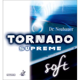 JUIC 1203 Table Tennis Rubber, Dr.Neubauer Tornado Supreme Soft Table Rubber, For Attack, Red (RD) 0.06 inch (1.5 mm)