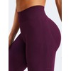 YEOREO Mini Flare Leggings Womens Workout Butt Lifting Legging Hidden