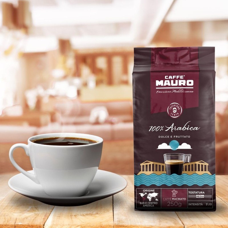 Caffe Mauro 100% Arabica Ground Coffee 8.8oz/250g