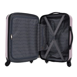 Travelers Club Chicago Hardside Expandable Spinner Luggages, Lilac, 20" Carry-On