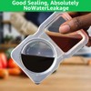 Double Compartment Condiment Containers with Lids, 2025 New Disposable 2