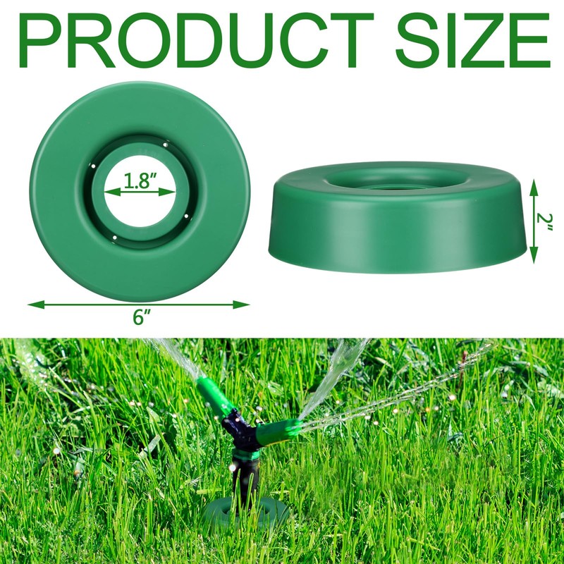 Reallnaive 6 Pack Sprinkler Head Protector for Lawn 6 Inch