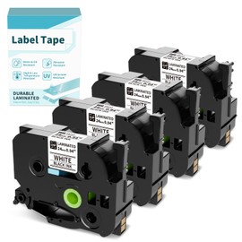 Vixic 24mm Label Tape BZ Tape for P780BT Label Maker Laminated White Compatible with Brother P Touch TZe Tz Tape TZe-251 TZe251 251 for PT-D610BT PT-710BT D600 P700 PTP750W PT-D600VP Label Makers