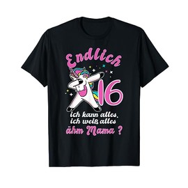16th Birthday Girl 16 Years Funny 16th Funny T-Shirt