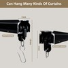 Hoeflife Ceiling Curtain Track, Curtain Track Ceiling Mount, Room Divider