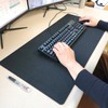 desk desk pad Black