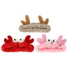 Healeved 3pcs Cute Spa Headbands for Women Elastic Face Washing