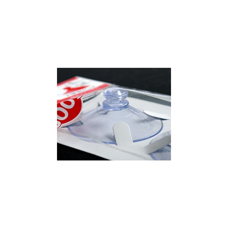 Suction Cup with Grooves, 2-Pack