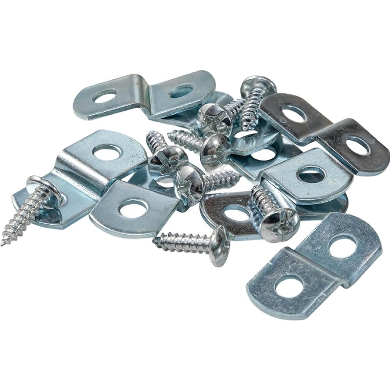 Canvas Clips 8-Pk: (3/8" Offset) or Choose Your Length; Mirror