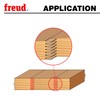 Freud 99-037: 1-3/8" (Dia.) Finger Joint Bit with 1/2" Shank