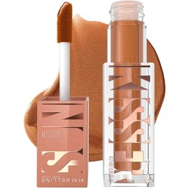Maybelline SunKisser Blush Líquido, Brillo Natural como Besado por el Sol, Larga Duración hasta 12H y Fórmula con Vitamina E, Tono 11 Electric Bronze, 4.7 ml