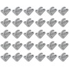 Multibros Pack of 30 Tarpaulin Hooks, Net Hooks, Fixing Hooks,