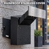 Through-Wall Locking Drop Box with Adjustable 6.63-11.7 Inch Chute, Heavy