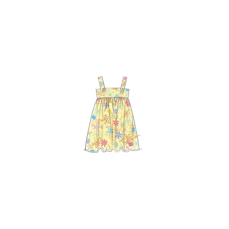 McCall's Patterns M5613 Size CHJ 7-8-10-12-14 Children's/ Girls' Dresses, Pack
