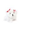 Oscar Newman Maltese Pipsqueak Toy, 5-inch Length, White