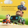 Press & Go Car for Toddlers 1-3, Baby Animal Racing