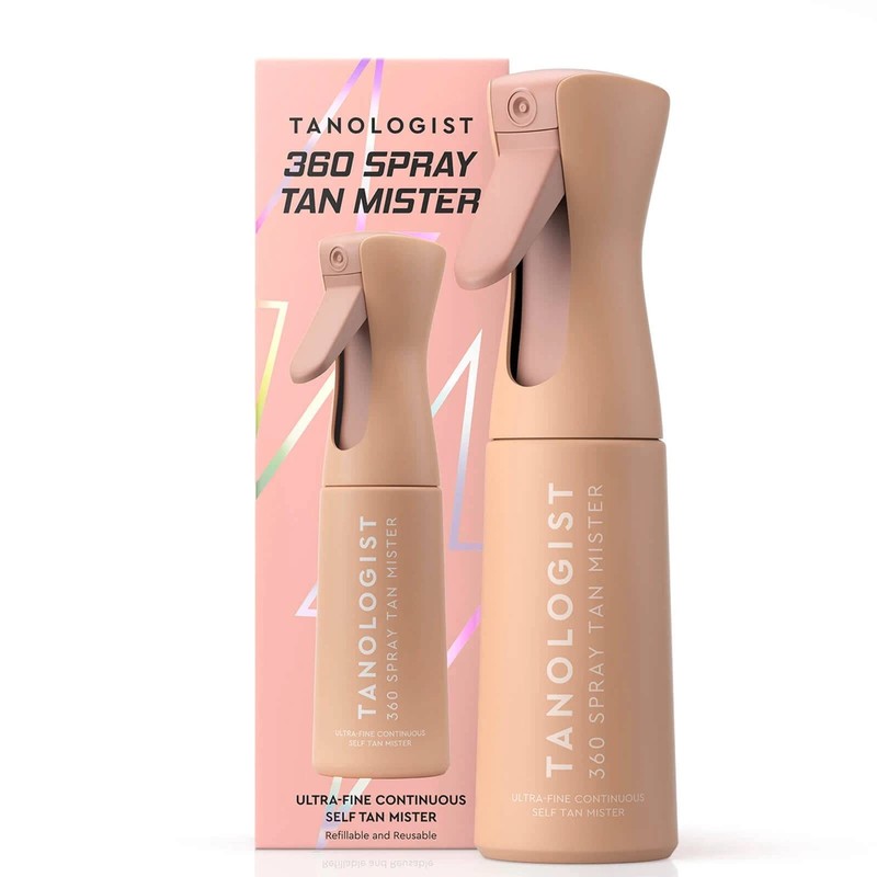 Tanologist 360 Spray Tan Mister, Refillable, For Tanning Water, Fine-Mist