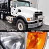 Hpdmauto Headlights Assembly fit for Mack CV Replacement Right Passenger
