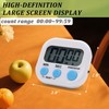 6 Pack Multi-Function Electronic Timer - Kitchen Timer,Magnetic Digital Timers,Big