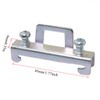 PZRT 10pcs Rail Terminal Iron Plug Clamping Rail Single-Layer Terminal