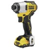 DEWALT XTREME 12V MAX* Impact Driver Kit, 1/4-Inch (DCF801F2)