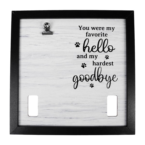 VOANZO Wooden Memorial Pet Photo Frame Cat and Dog Photo