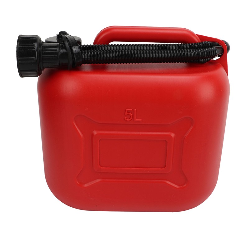 Gas Can 5L 1.3 Gallon ABS Leakage Free Red Portable
