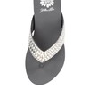 Yellow Box Women's Sana Wedge Sandal, Gray, Size 8.5 US
