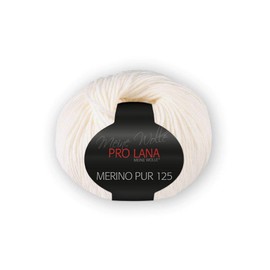 Unbekannt Pro Lana Merino Pur 125 – Colour: 01-50 g/Approx. 125 m Wool, 278063, White