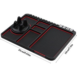 Soporte para Teléfono Móvil Antideslizante, Base de Silicona para Tablero de Automóvil, Estable y Seguro, para Viajes, Compatible con Múltiples Dispositivos
