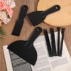 12pcs Plastic Putty Knife Set, Spackle Tool, Include 6 Black