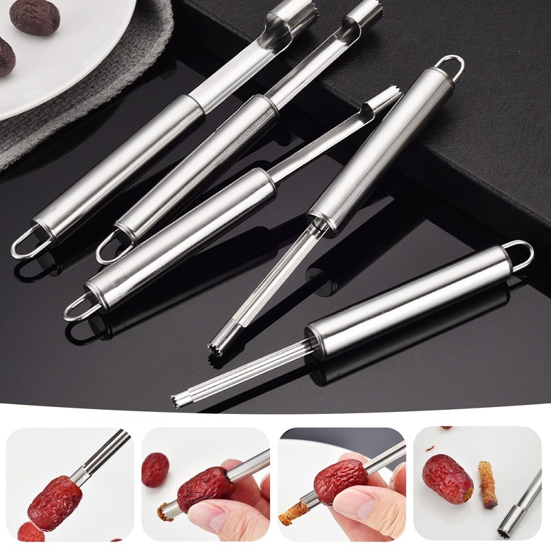 2 pieces apple corer apple cutter stainless steel apple core