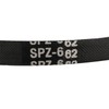 sourcing map SPZ-662 Drive V-Belt Industrial Power Rubber Transmission Belt