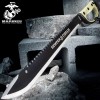 USMC United Cutlery USMC Semper Fi Sawback Machete Knife with